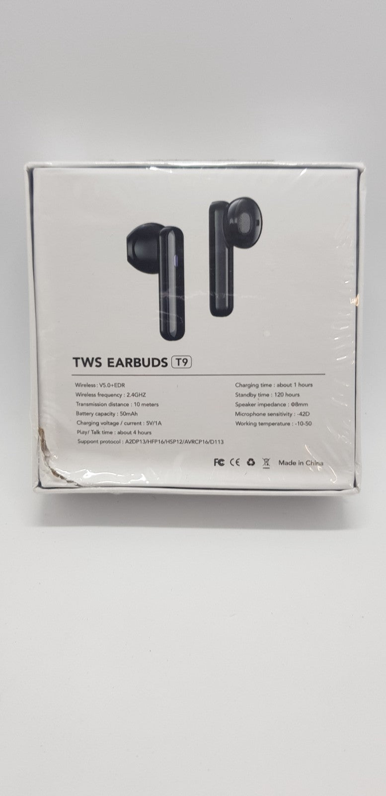 TWS-T9 True Wireless Earbuds Bluetooth ANC In-Ear B-Ware Neuwertig