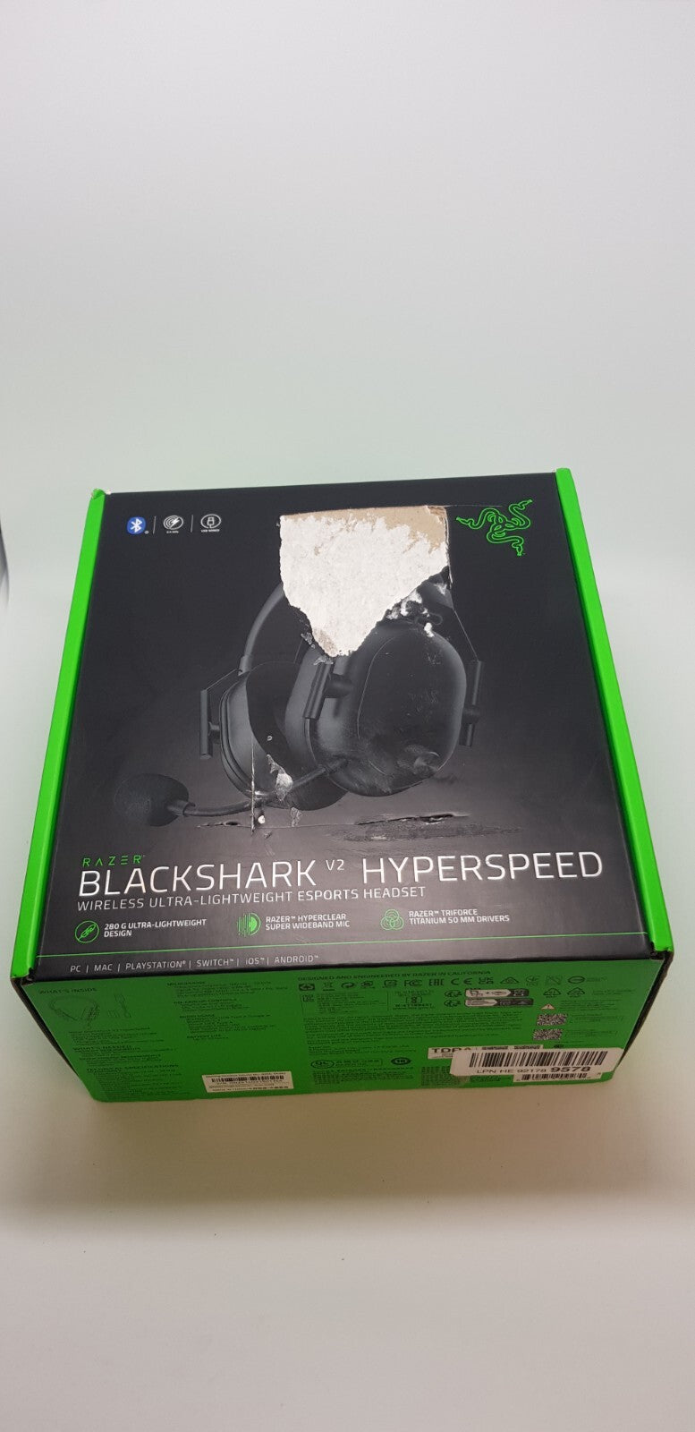 Razer BlackShark V2 HYPERSPEED ,B-Ware.3/13/7483/1