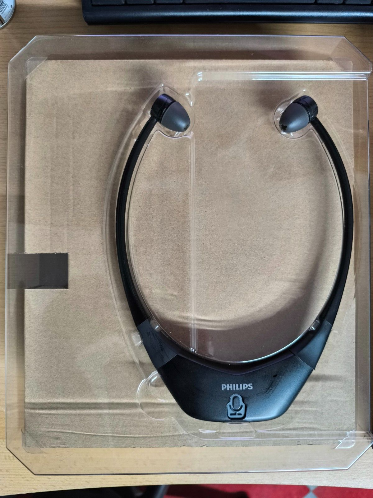 Philips E8005BK/10 In Ear TV Kopfhörer mit Digitaler Wireless Verbindung