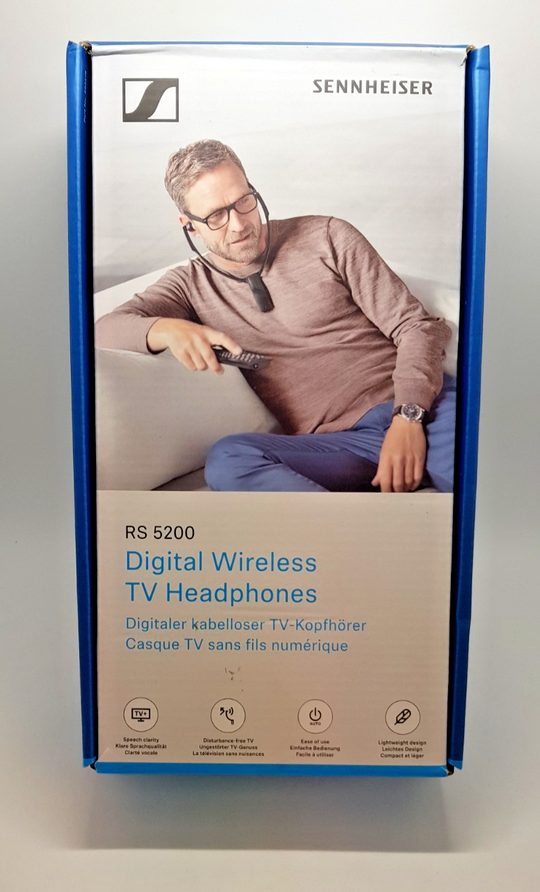 Sennheiser RS 5200 Wireless TV Headphones Digital Over-Ear B-Ware Neuwertig