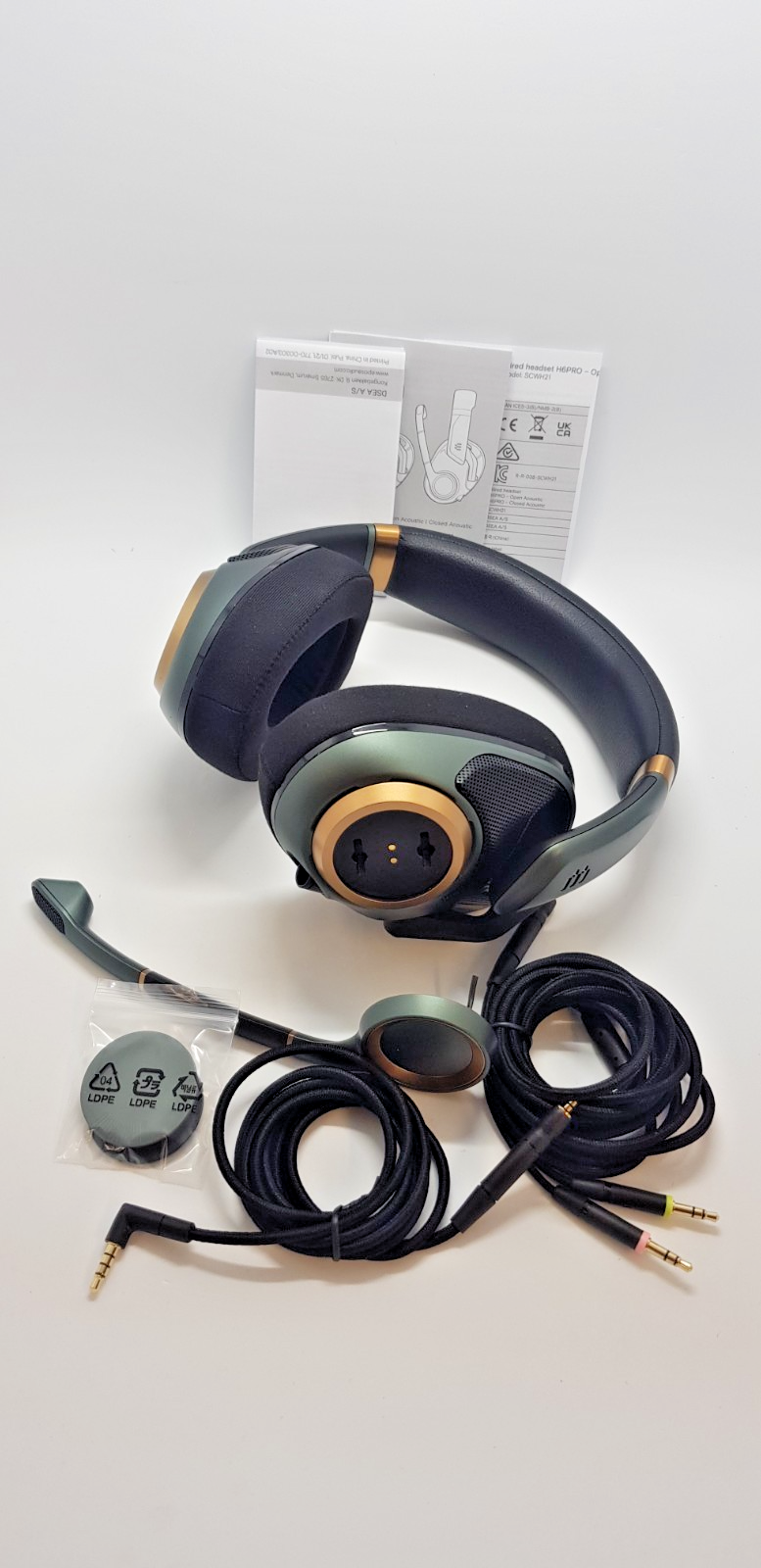 EPOS H6 Pro Over-Ear Headset Mikrofon Gaming PC B-Ware Neuwertig