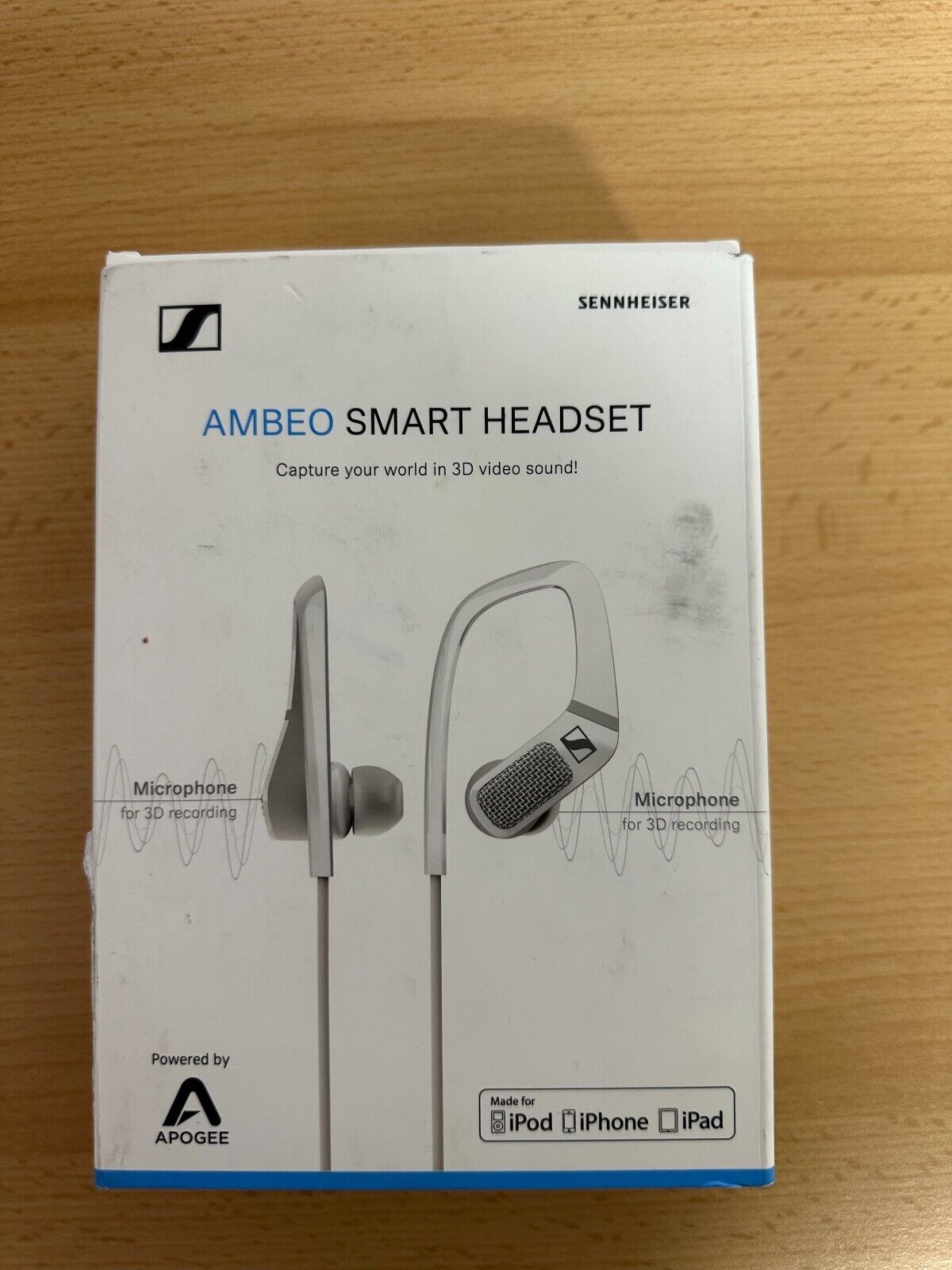 Sennheiser Ambeo Smart Headset, In-Ear-Kopfhörer, iOS, für 3D-Videosound