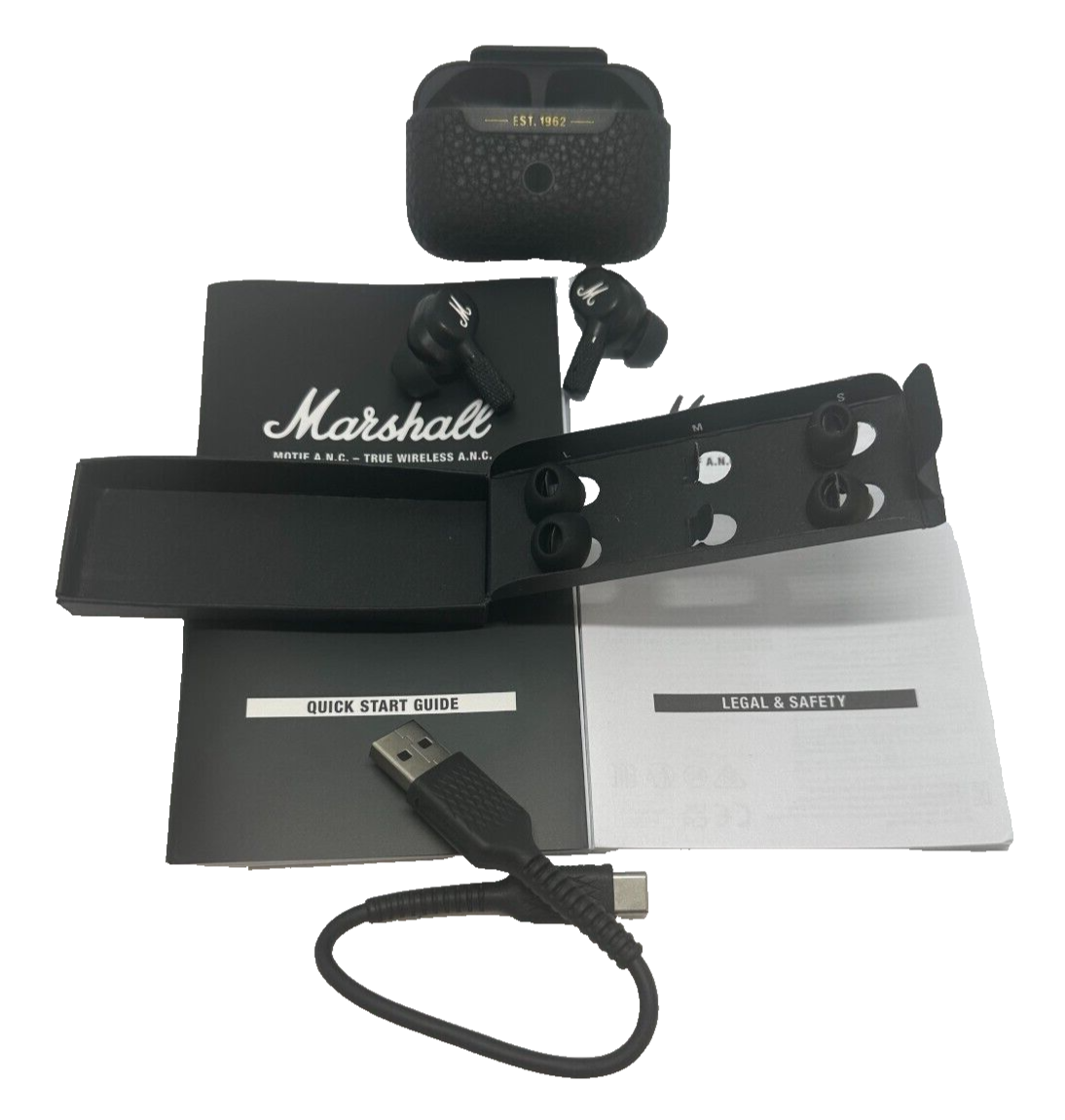 Marshall Motif A.N.C. Kabelloser In-Ear-Kopfhörer - Schwarz B-Ware