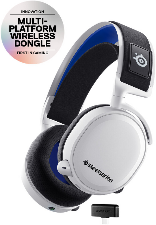 SteelSeries Arctis 7P+ Wireless Gaming Headset PS5 PC Switch B-Ware Neuwertig!