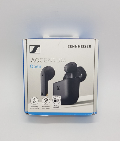 SENNHEISER Accentum Open, In-ear Kopfhörer Bluetooth Black, B-Ware,Neuwertig