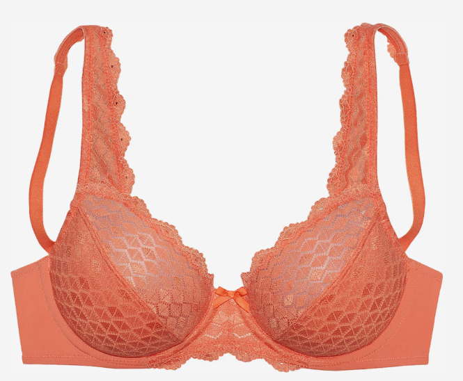 NUANCE T-Shirt BH in Lachs