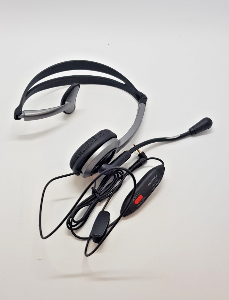 Panasonic RP-TCA430E-S Headset Mikrofon Office Call Center B-Ware Neuwertig