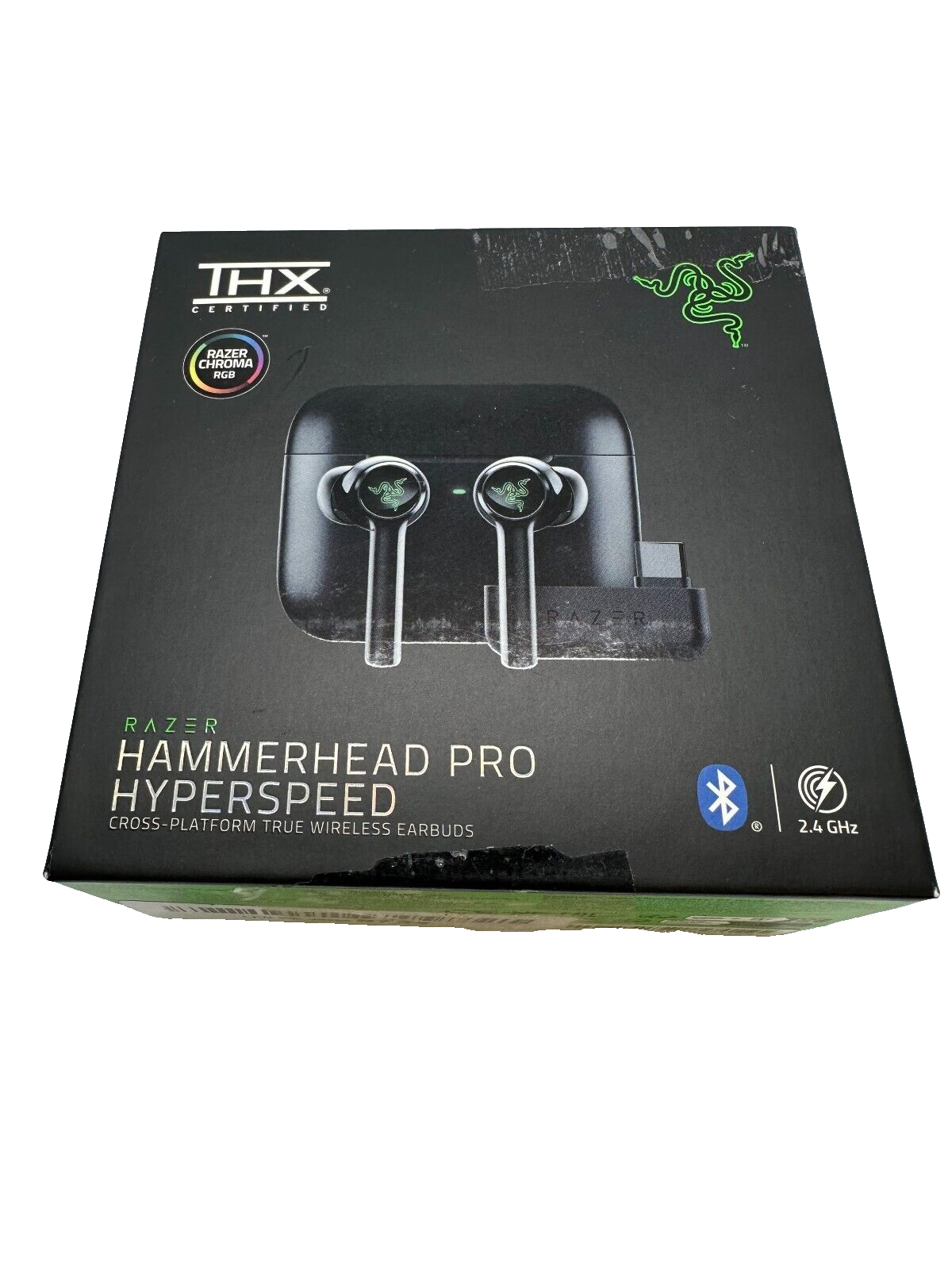 Razer Hammerhead Pro HyperSpeed True Wireless Gaming Earbuds PS5 Xbox PC Switch!