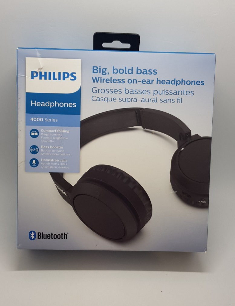 PHILIPS On Ear Kopfhörer H4205BK/00 mit Bass Boost-Taste