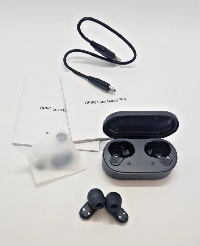 OPPO Enco Buds2 Pro True Wireless Earbuds Bluetooth ANC Schwarz B-Ware Neuwertig