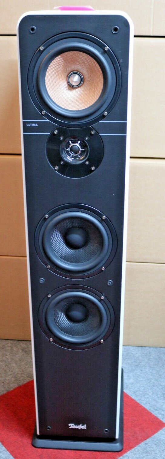 Teufel Ultima 40 Einzelstück (B-Ware) Weiß Stereo HiFi Stand-Lautsprecher