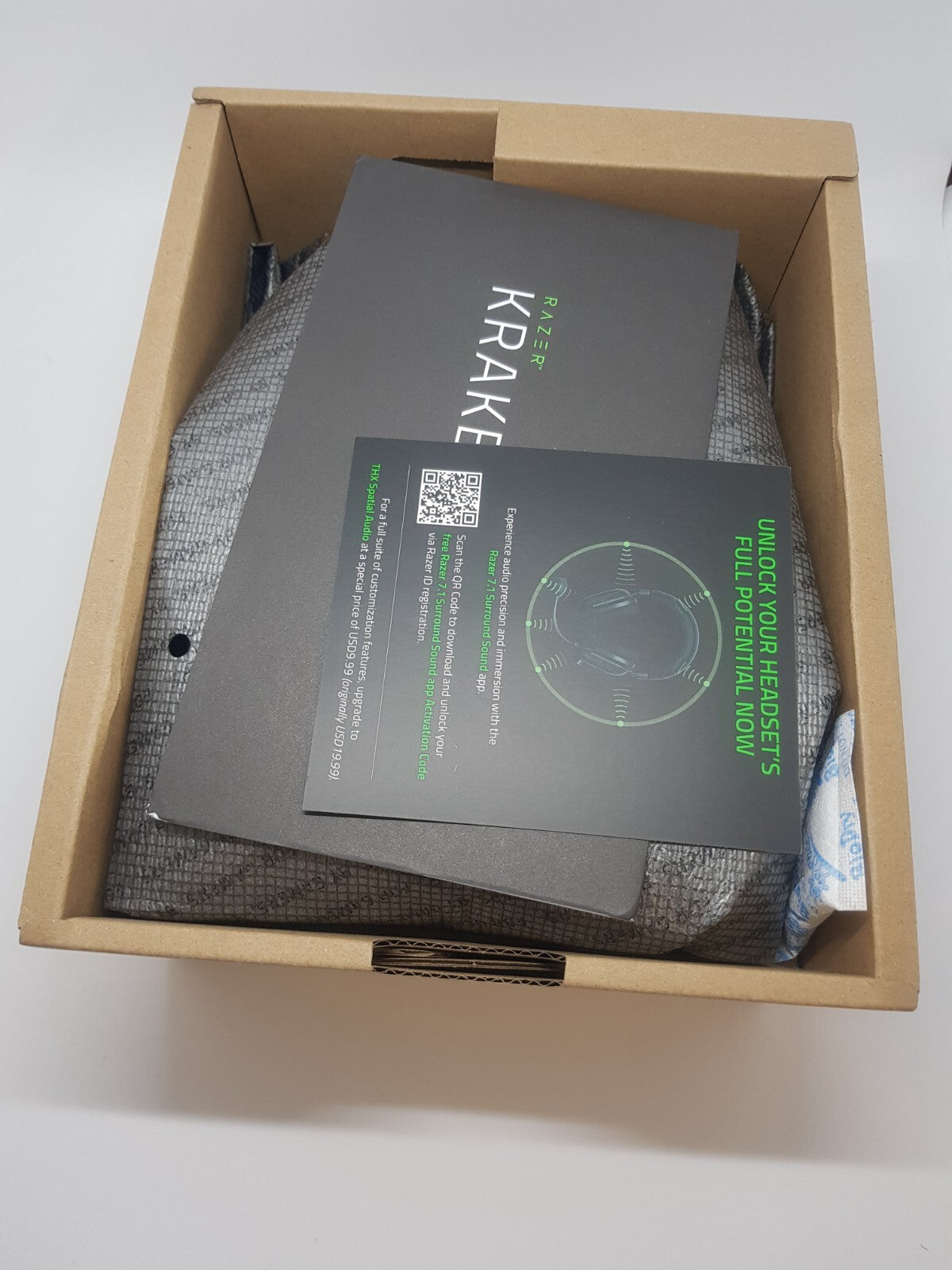 RAZER Gaming Headset Kraken X Lite,B-Ware,Neuwertig.3/12/7709