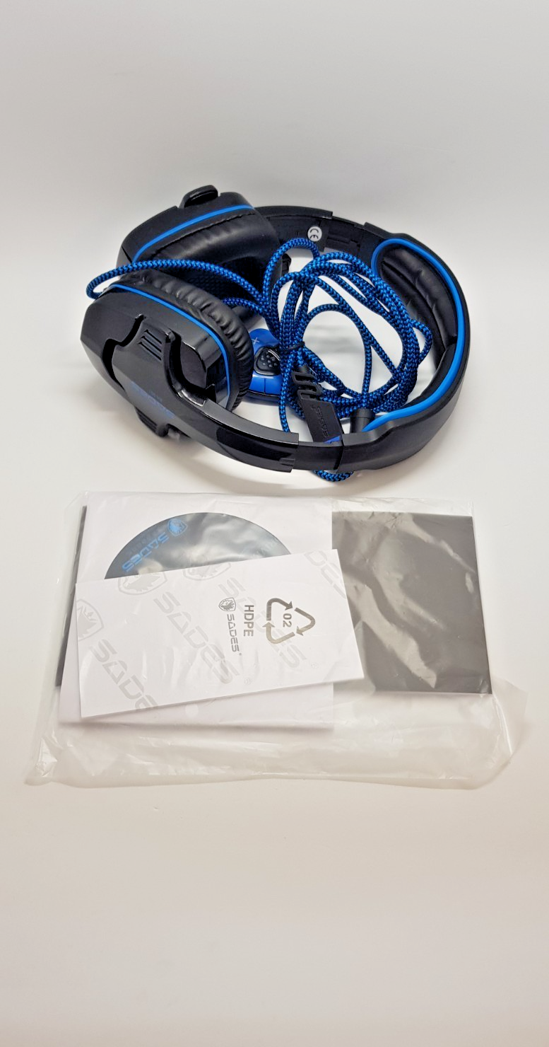 SADES SA901 7.1 USB Gaming Headset Mikrofon PC B-Ware Neuwertig