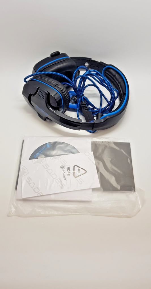 SADES SA901 7.1 USB Gaming Headset Mikrofon PC B-Ware Neuwertig