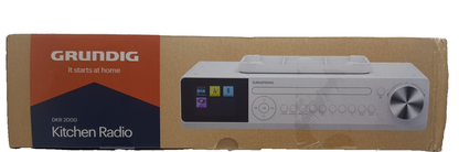 Grundig GKR1020 DKR 2000 Küchenradio | BT, DAB+, Wifi | Weiß |