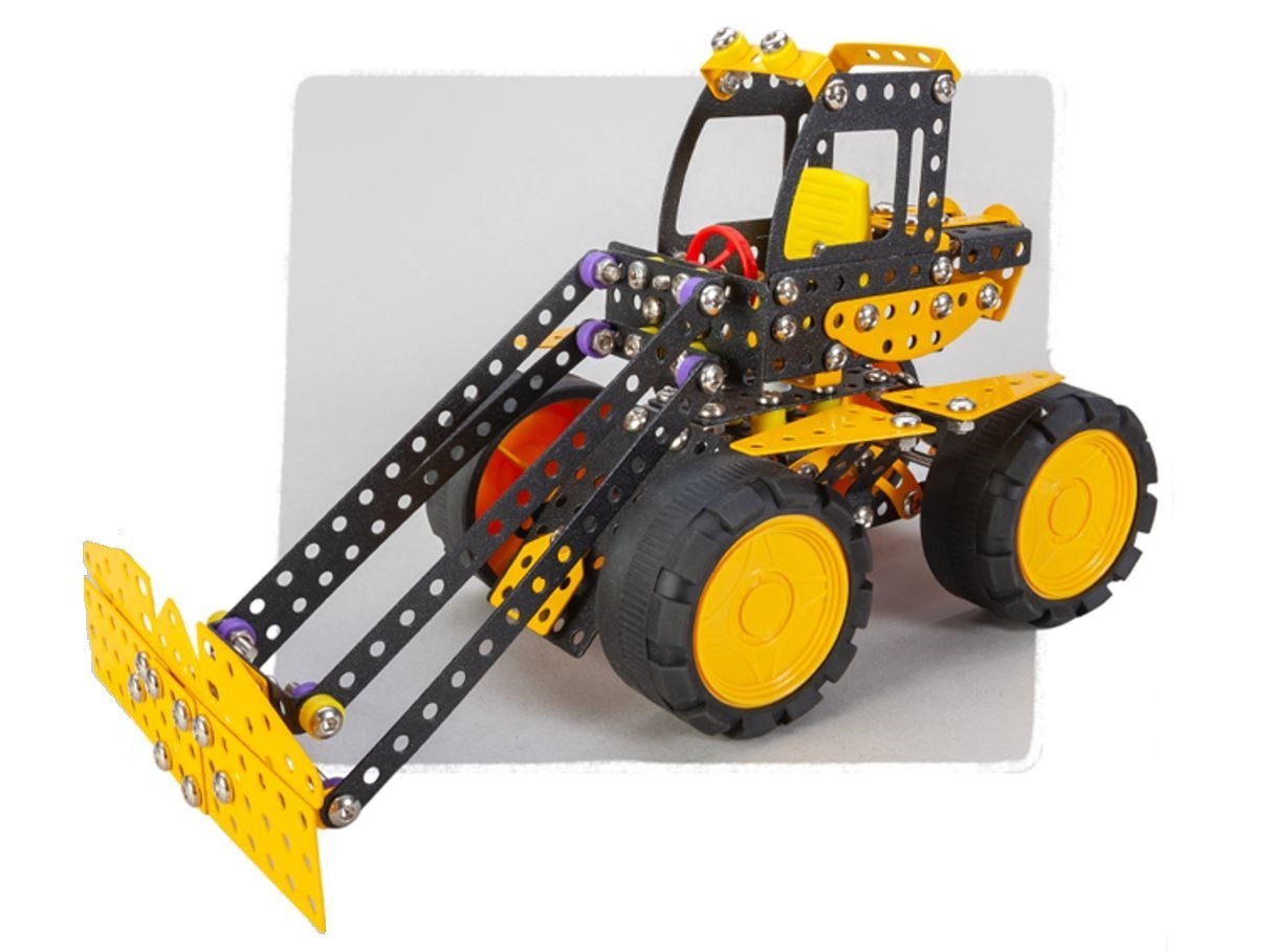 Konstruktionsspielzeug Metall Bausatz 7in1 Fahrzeuge ab 8 Jahren  PRO SCRATCH
