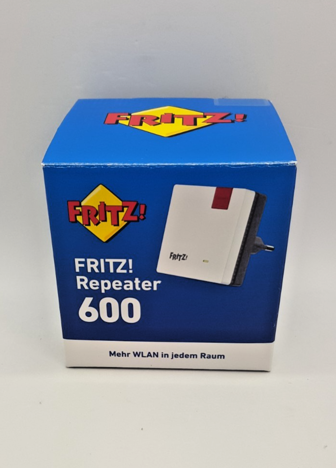 AVM FRITZ!Repeater 600 WLAN Mesh Verstärker 2,4 GHz 600 Mbit/s NEUWERTIG