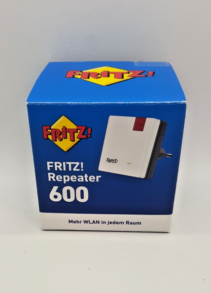 AVM FRITZ!Repeater 600 WLAN Mesh Verstärker 2,4 GHz 600 Mbit/s NEUWERTIG