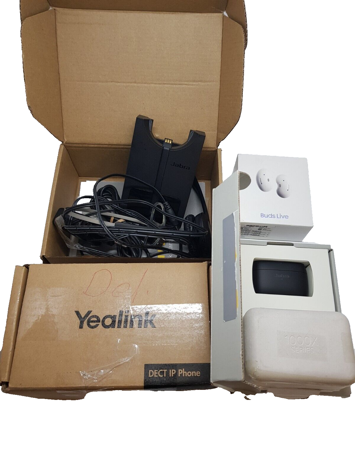 Kopfhörer- & Telefon-Sammlung (Defekt) – Jabra, Samsung, Sony, Yealink