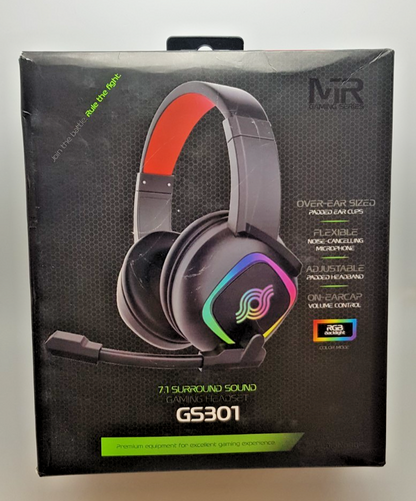 MediaRange MRGS301 7.1 Gaming Headset Mikrofon PC PS5 Xbox B-Ware Neuwertig