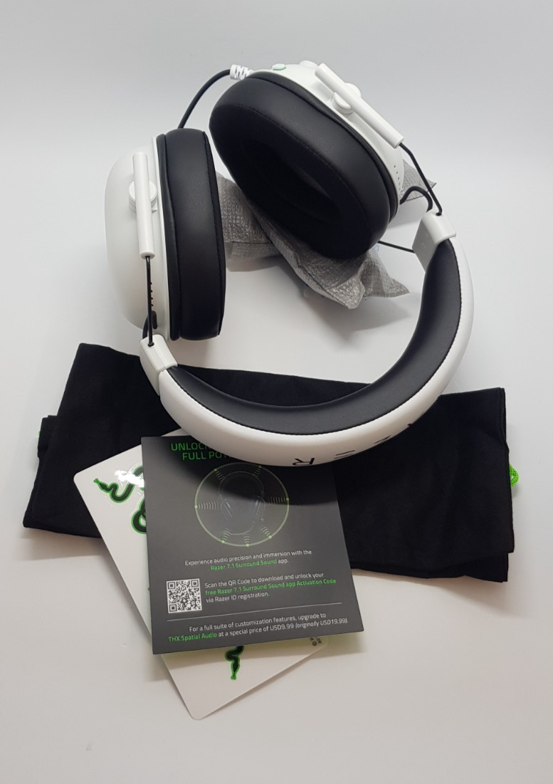 Razer BlackShark V2 X Gaming Headset Mikrofon PS5 Xbox PC Weiß B-Ware
