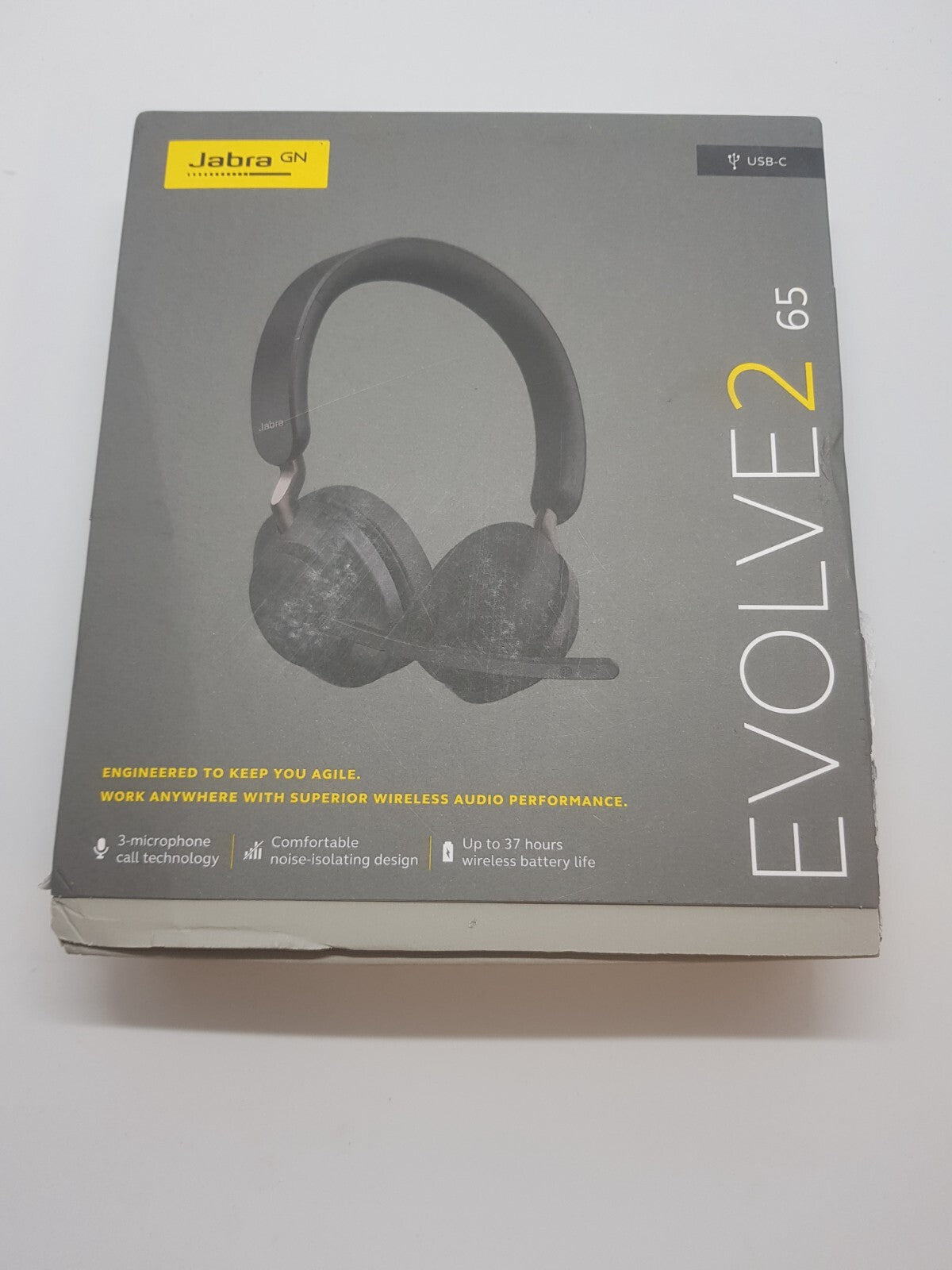 JABRA Evolve2 65 Stereo MS,B-Ware,Neuwertig.3/11/7610/1