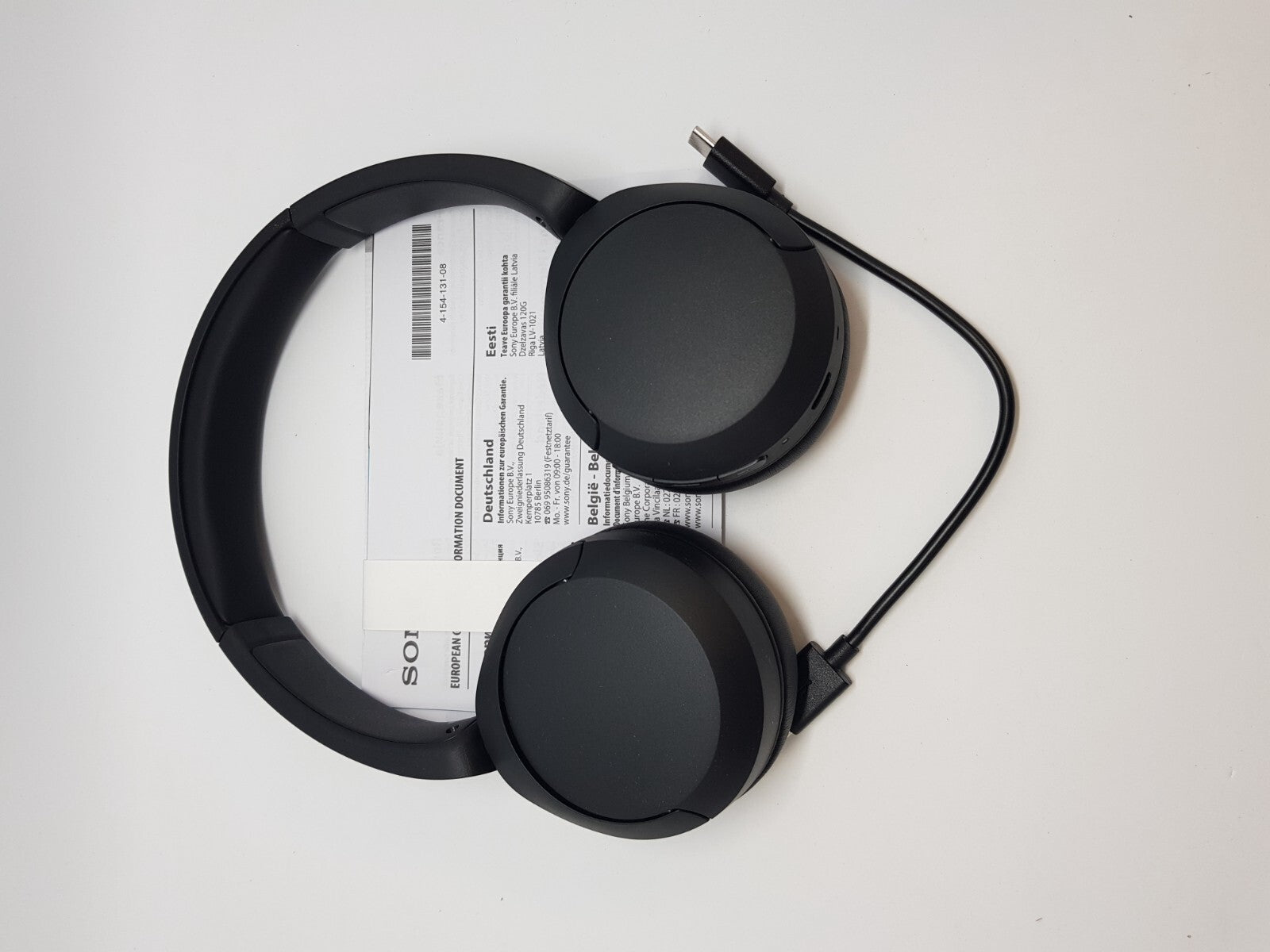 Sony WH-CH520 Bluetooth Wireless On-Ear Kopfhörer mit Mikrofon B-Ware Neuwertig!