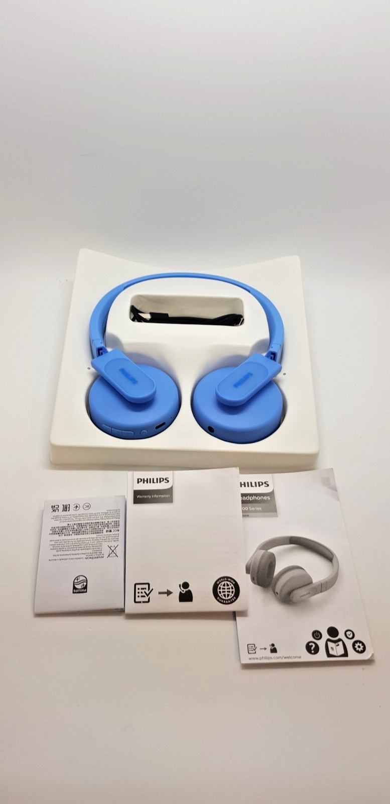 Philips TAK4206BL On-Ear Kopfhörer Bluetooth Kids Blau B-Ware Neuwertig