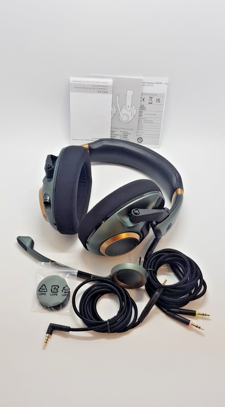 EPOS H6 Pro Over-Ear Headset Mikrofon Gaming PC B-Ware Neuwertig