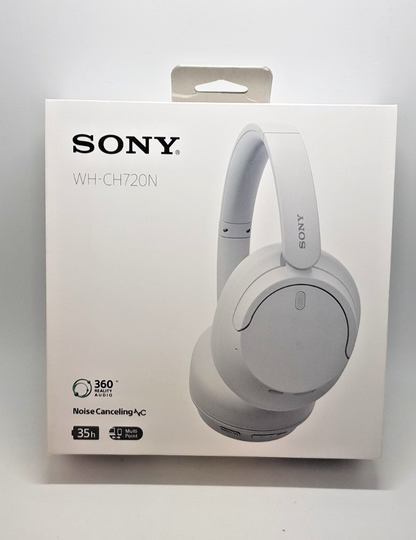 Sony WH-CH720 Over-Ear Headphones Bluetooth ANC Weiß B-Ware Neuwertig