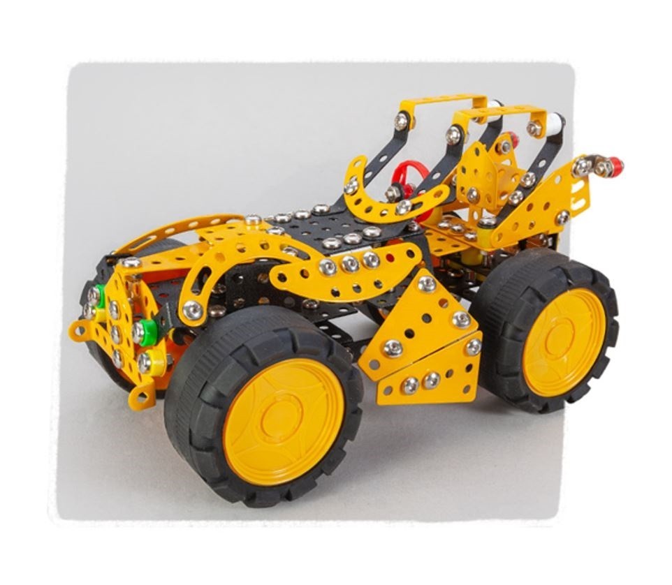 Konstruktionsspielzeug Metall Bausatz 7in1 Fahrzeuge ab 8 Jahren  PRO SCRATCH
