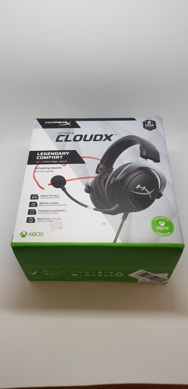 HyperX CloudX ,B-Ware! Neuwertig.1/15/0045/1