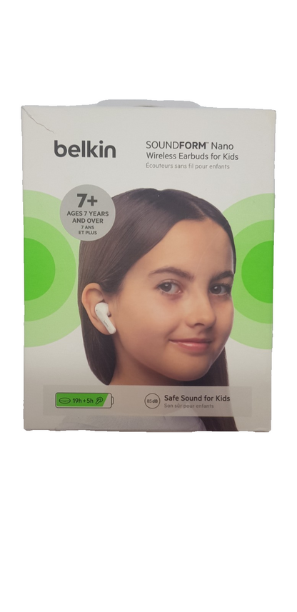 Belkin SoundForm Nano True Wireless Earbuds Bluetooth Kids B-Ware Neuwertig