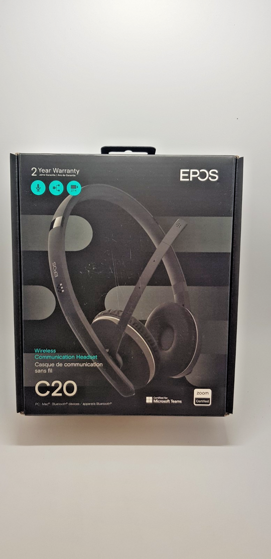 EPOS C20 Wireless Headset Mikrofon Office PC B-Ware Neuwertig