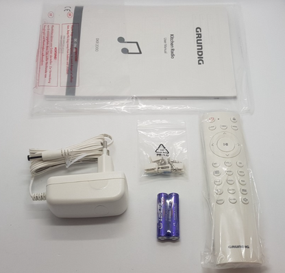 Grundig GKR1020 DKR 2000 Küchenradio | BT, DAB+, Wifi | Weiß |