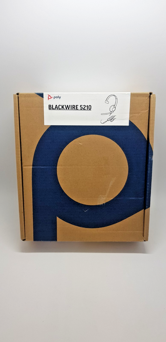 Plantronics Blackwire 5210 USB Headset Noise Cancelling PC Smartphone