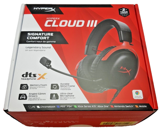 HyperX Cloud III ,B-Ware! (2/8/8579) Neuwertig.1