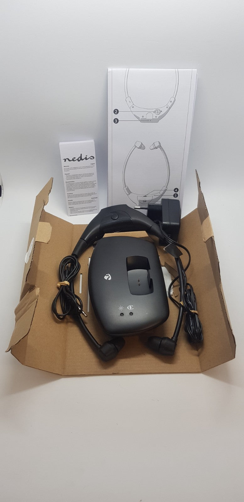 NEDIS Wireless TV Headphones B-Ware, NEUWERTIG! 3/30/9079