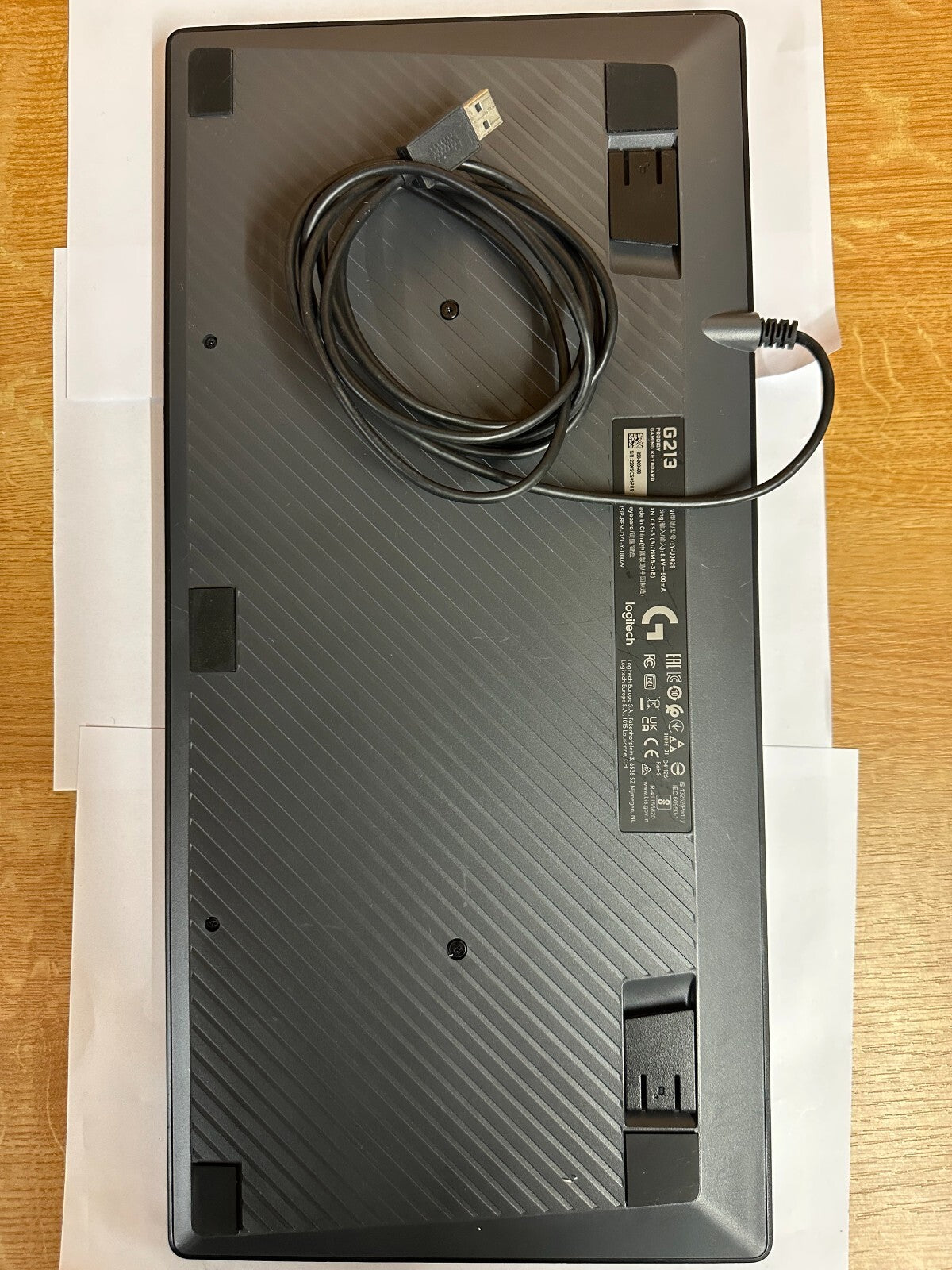 Logitech G213 Prodigy QWERTY Gaming-Tastatur,RGB-Beleuchtung,US QWERTY-LayoutOVP