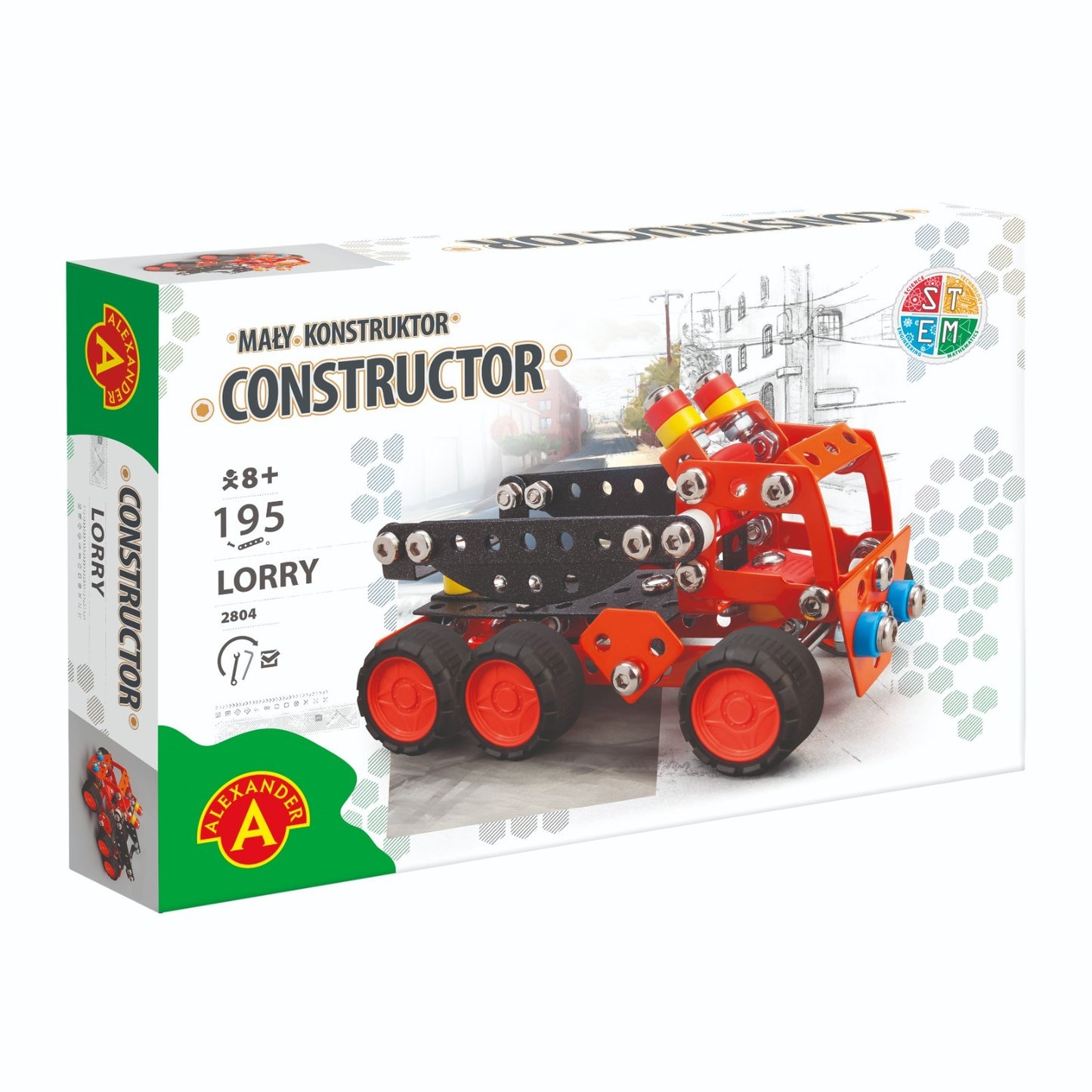 Konstruktionsspielzeug Metall Bausatz Lastwagen ab 8 Jahren – CONSTRUCTOR LORRY