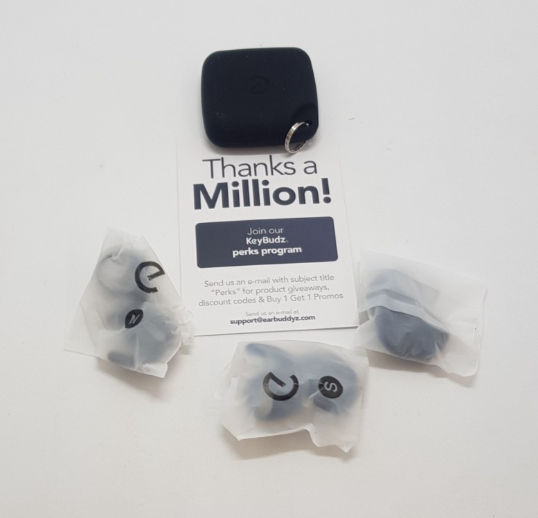 Keybudz EarBuddyz Ersatz Ohrpolster für Earbuds Schwarz B-Ware Neuwertig!