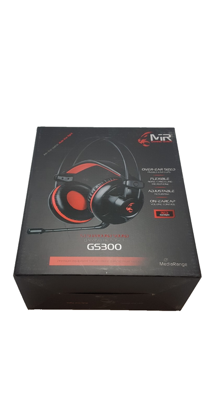MediaRange MRGS300 Gaming Headset Mikrofon PC PS5 Xbox B-Ware Neuwertig