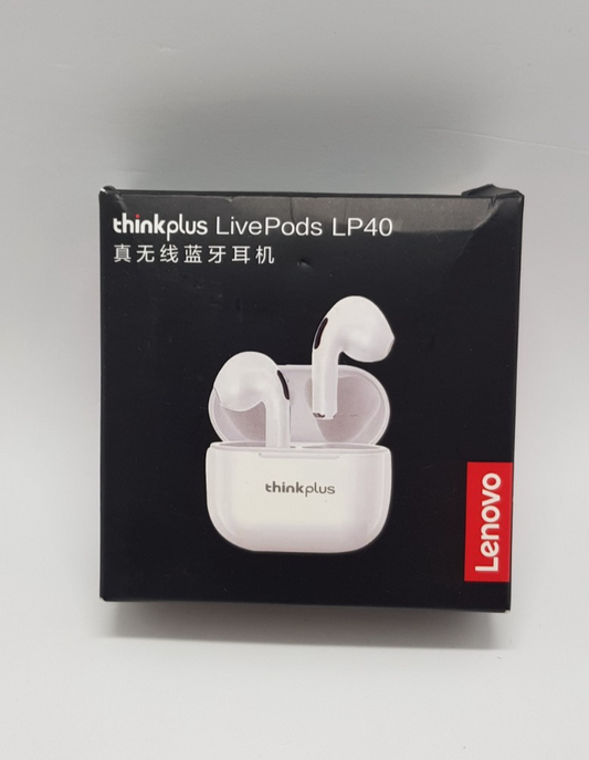 Lenovo LivePods LP40 Bluetooth In-Ear-Kopfhörer - Schwarz NEUWERTIG2/28/4106
