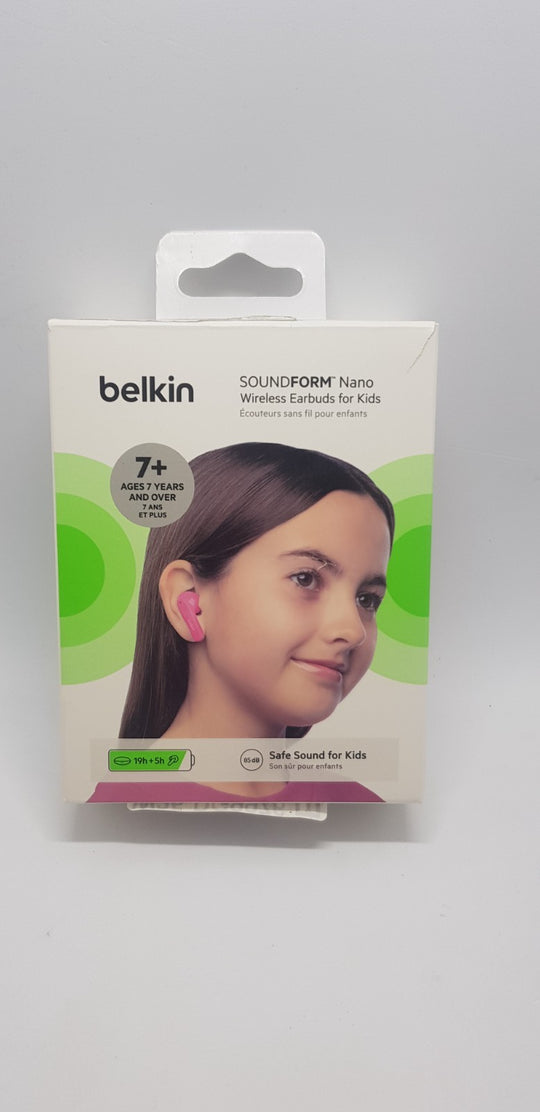 Belkin SoundForm Nano True Wireless Earbuds Kids Bluetooth In-Ear B-Ware