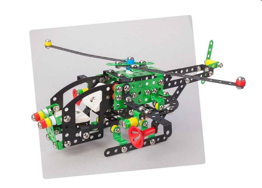 Konstruktionsspielzeug Metall Bausatz 5in1 Fahrzeuge ab 8 Jahren CONST PRO MANTA