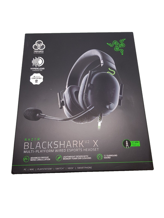 Razer BlackShark V2 X ,B-Ware. 3/11/3281