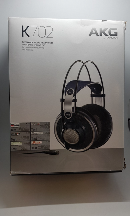 AKG K702 Over-Ear Headphones HiFi Audio Studio Schwarz B-Ware Neuwertig