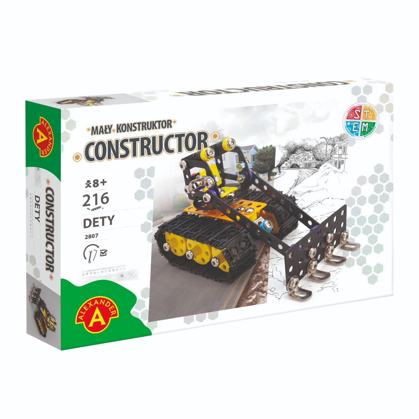 Konstruktionsspielzeug Metall Bausatz Fahrzeug ab 8 Jahren – CONSTRUCTOR DETY