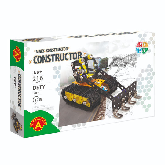 Konstruktionsspielzeug Metall Bausatz Fahrzeug ab 8 Jahren – CONSTRUCTOR DETY