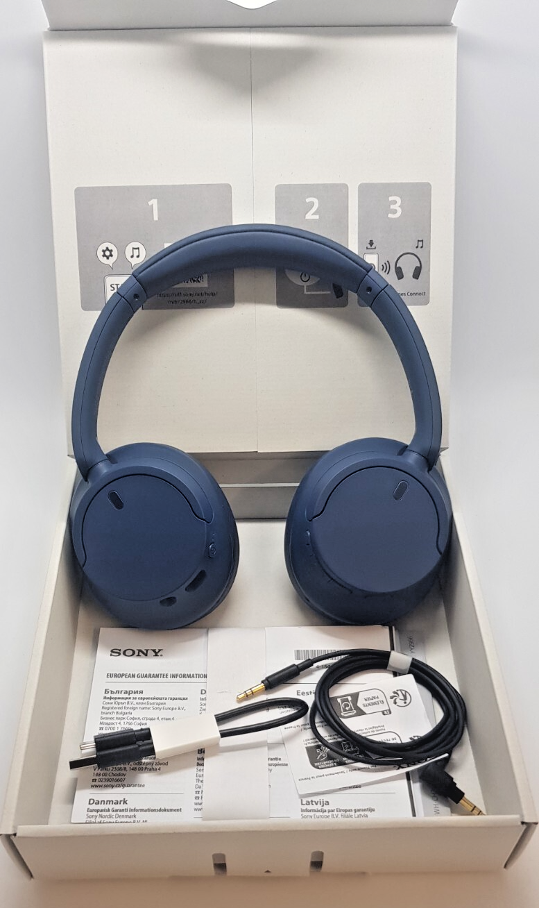 Sony WH-CH720 Blau, B-Ware. NEUWERTIG! 1/31/6040,6054